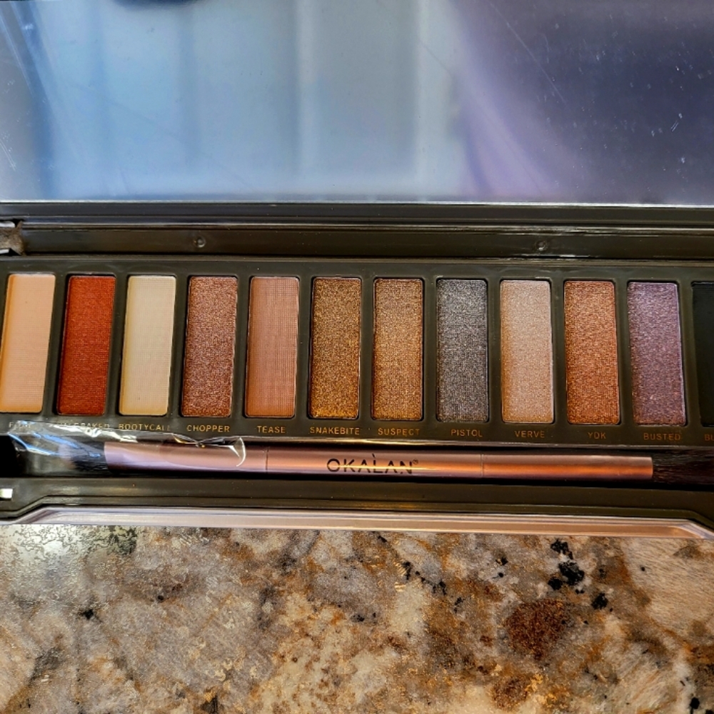 Brand new eyeshadow palette with brush